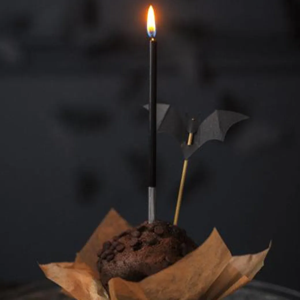 Cupcake Topper Fledermäuse 6Stk.