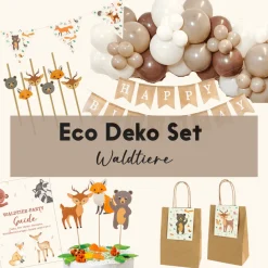 Deko Set Waldtiere - Eco