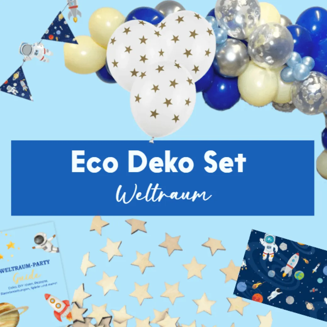 Deko Set Weltraum - ECO
