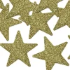 Deko Sterne Glitzer-Gold