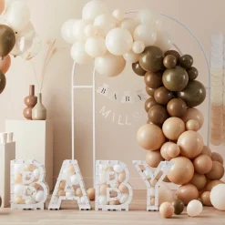DIY Babyname Girlande
