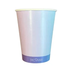 Eco-Pappbecher Pastell 8 Stk.