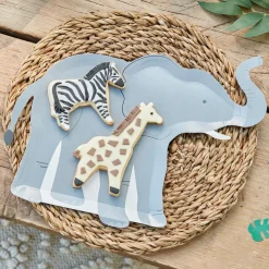 Eco-Pappteller Elefant 8 Stk.