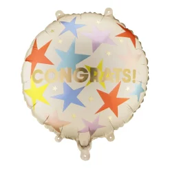 Folienballon "Congrats!" Sterne