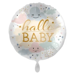 Folienballon "Hallo Baby"