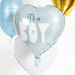 Folienballon "It's a BOY" Herz