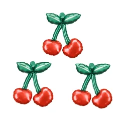 Folienballon Mini Kirschen 3 Stk.