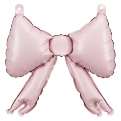 Folienballon Schleifchen Rosa 5 Stk.