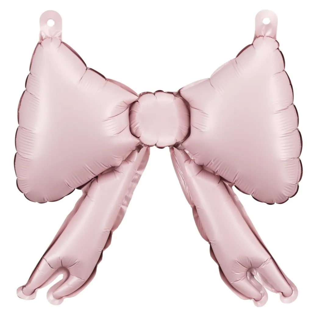Folienballon Schleifchen Rosa 5 Stk.