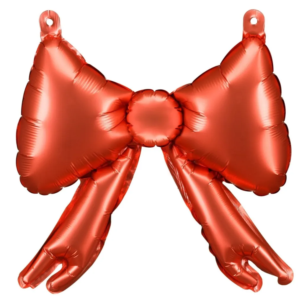 Folienballon Schleifchen Rot 5 Stk.