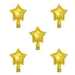 Folienballon Stern 12cm Gold 5 Stk.
