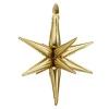 Folienballon Stern 3D 105cm Gold