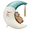 Folienballon Teddy auf Mond XXL
