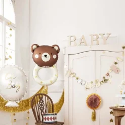 Folienballon Teddybärring
