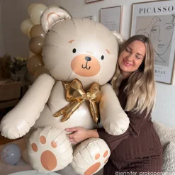 Folienballon Teddy XXL Creme