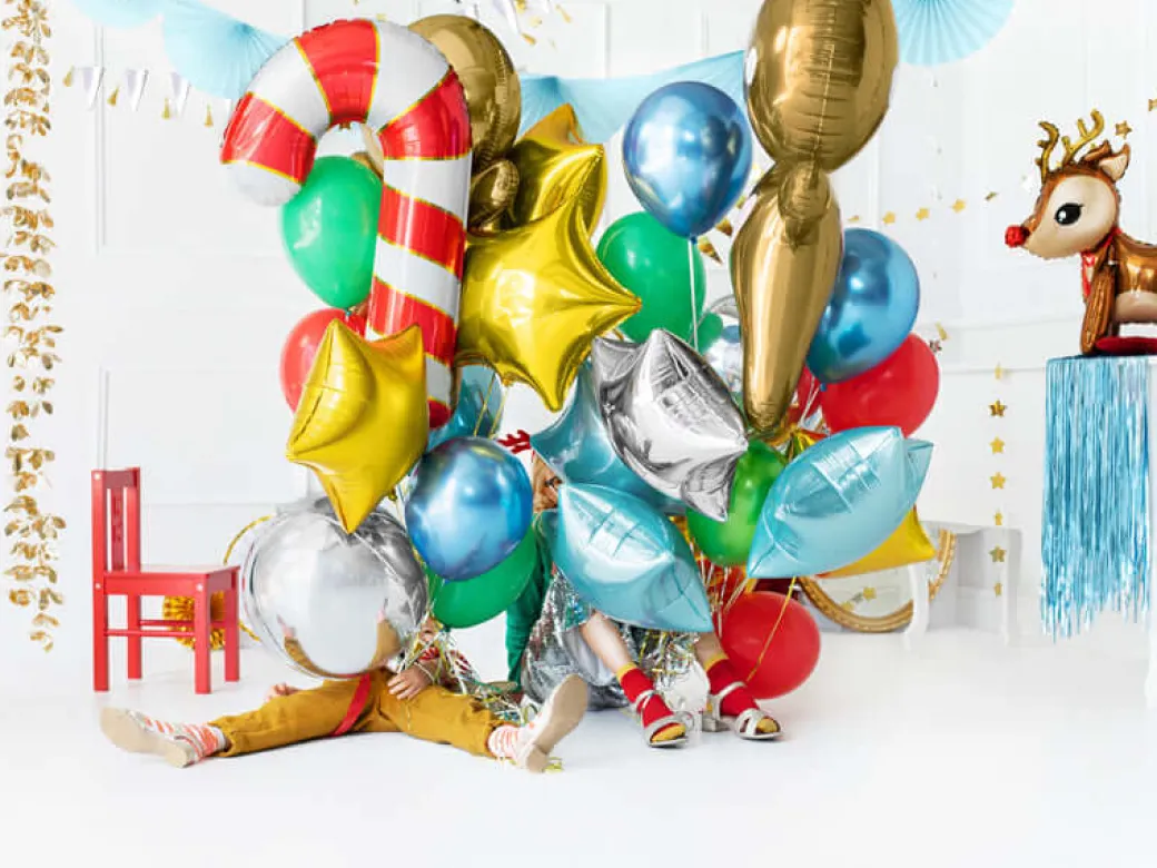 Folienballon Weihnachten Zuckerstange