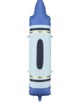 Folienballon XXL Buntstift Blau