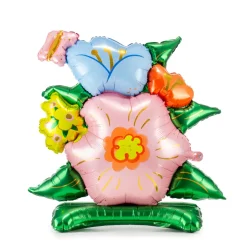 Folienballon XXL Stehendes Blumen-Ensamble