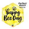 Geburtstagballon "Happy Bee Day"