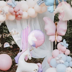 Geburtstagsballon "Happy Birthday" Einhorn