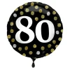 Geburtstagsballon "80 Happy Birthday" Sparkling