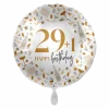 Geburtstagsballon "29+1 Happy Birthday"