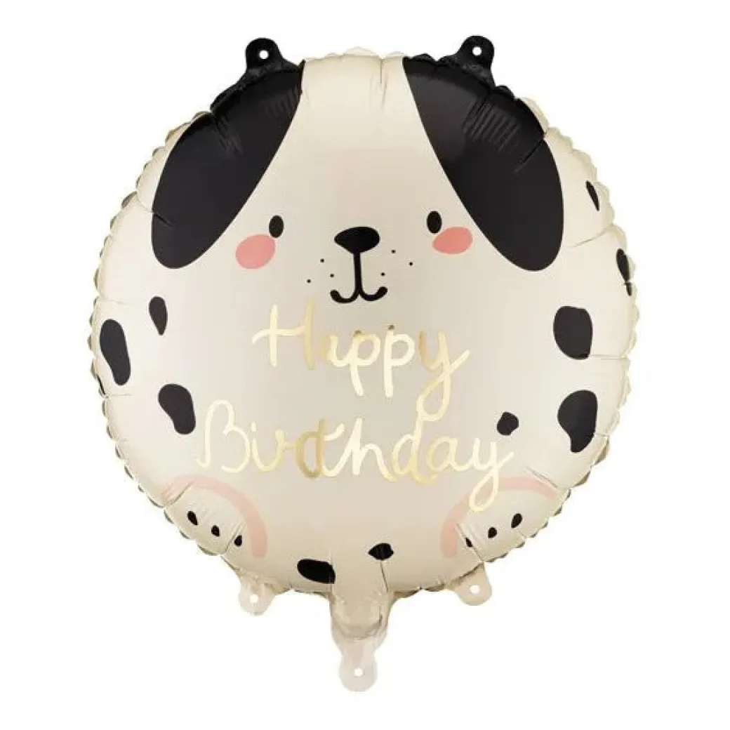 Geburtstagsballon "Happy Birthday" Hund