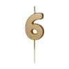 Geburtstagskerze Elegant "6"