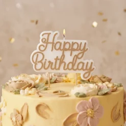 Geburtstagskerzen "Happy Birthday"