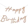 Girlande "Happy Birthday" Holz
