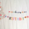 Girlande "Happy Birthday" Stars