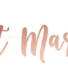 Girlande Just Married Roségold