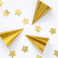 Girlande Sterne Gold
