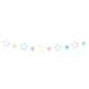 Girlande Sterne Pastell Mix