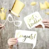 Gold Photo Booth Props Hochzeit (10 tlg.)