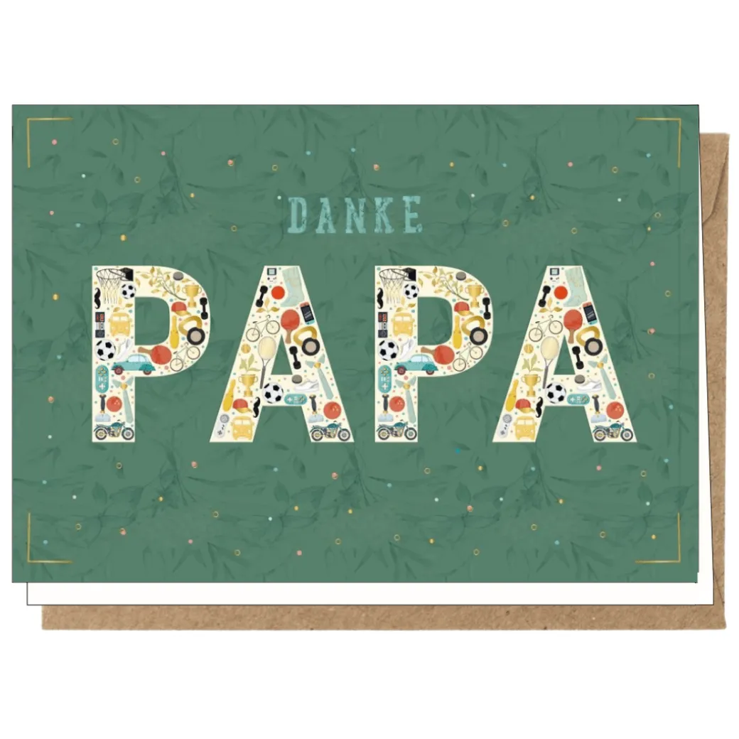 Grußkarte "Danke Papa"