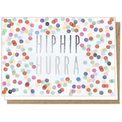 Grußkarte "Hip Hip Hurra"