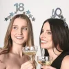 Haarreif "18". Geburtstag Silber