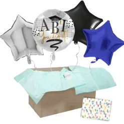 Heliumballon-Geschenk "ABI, You did it!" Blau