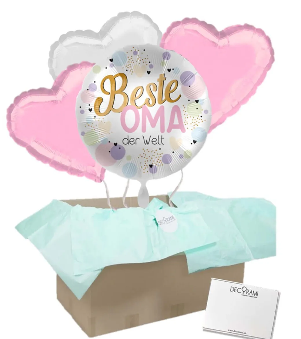 Heliumballon-Geschenk "Beste Oma"