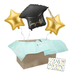 Heliumballon-Geschenk "Congrats" Abschlusshut