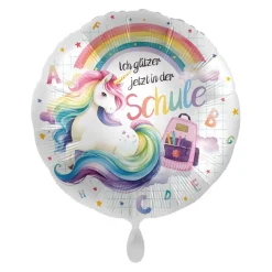 Heliumballon-Geschenk Einschulung "Ich glitzer jetzt in der Schule"