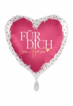 Heliumballon-Geschenk "Für Dich von Herzen"