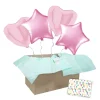 Heliumballon-Geschenk Girl Sterne & Herzen