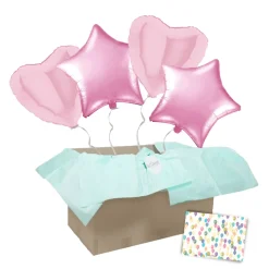 Heliumballon-Geschenk Girl Sterne & Herzen