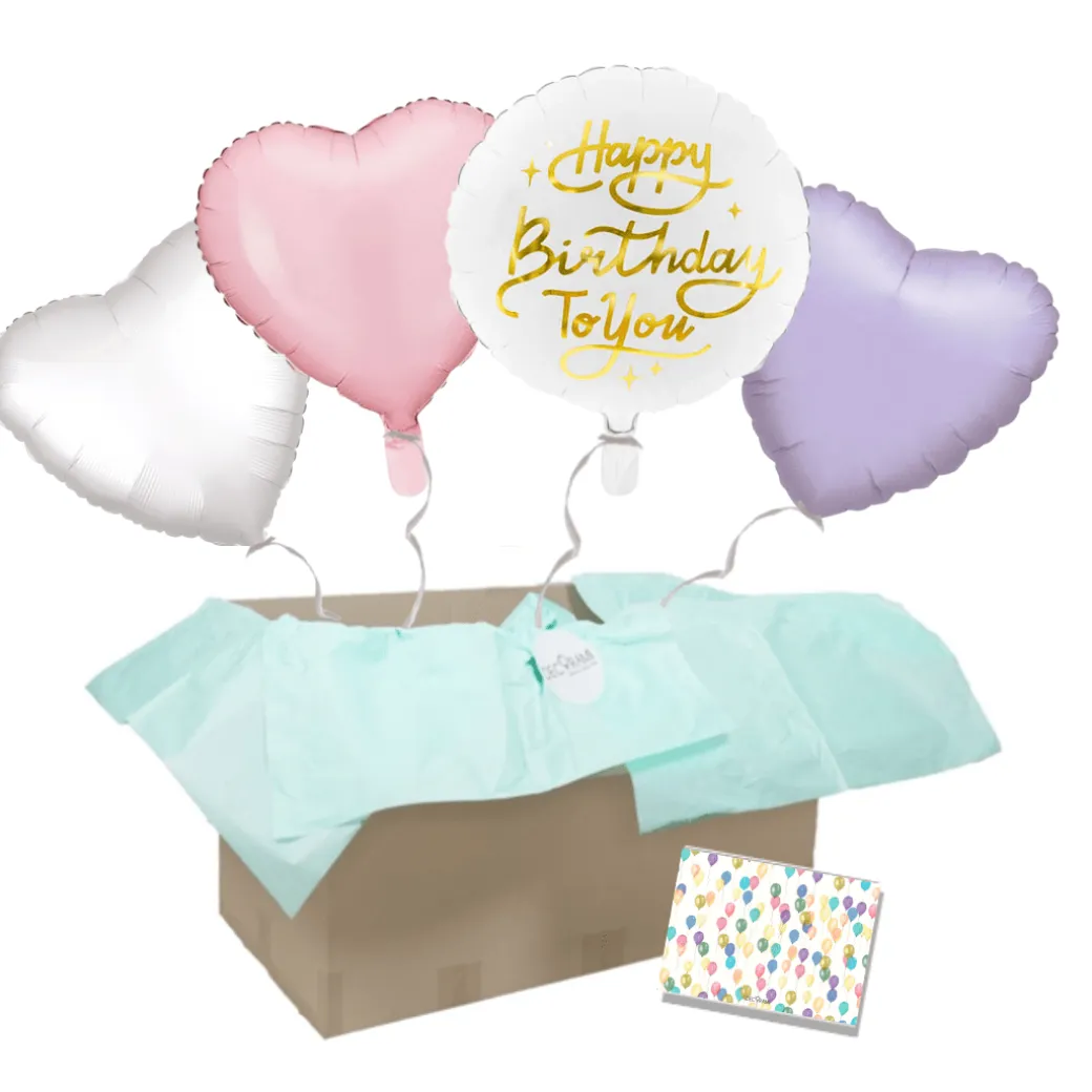 Heliumballon-Geschenk "Happy Birthday To You"