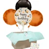Heliumballon-Geschenk "Happy Birthday" Baufahrzeuge