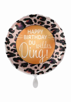 Heliumballon-Geschenk "Happy Birthday DU wildes Ding"