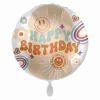 Heliumballon-Geschenk "Happy Birthday" Hippie