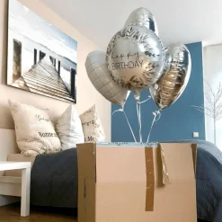 Heliumballon-Geschenk "Happy Birthday" Green